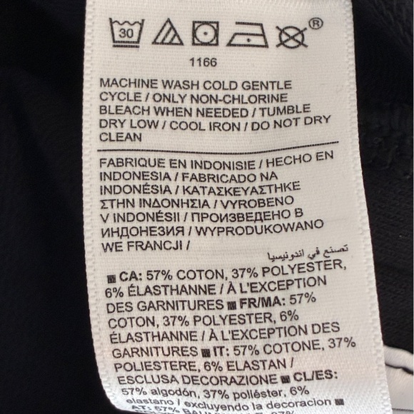 Athleta Retroterry V-Neck Sweatshirt Tee Sleeveless Black Medium - Picture 9 of 16